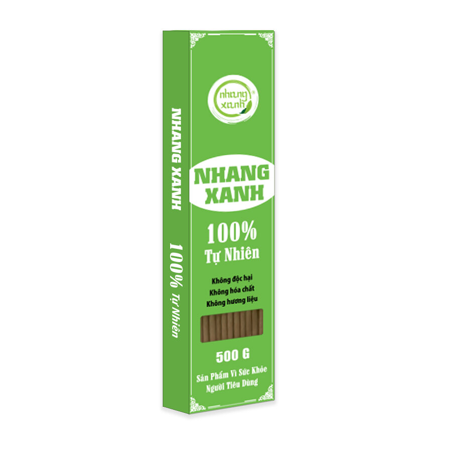 Nhang xanh Trầm Hương 4 tấc (hộp 500g)