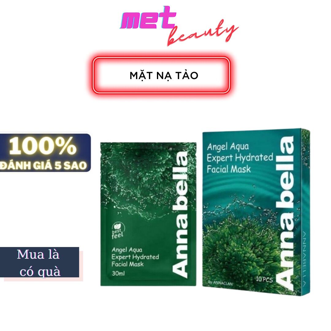 [HCM]?? [GIÁ TỐT] ?? Mặt nạ tảo biển Annabella Angel Aqua Expert Hydrated Facial Mask 30ml ✅
