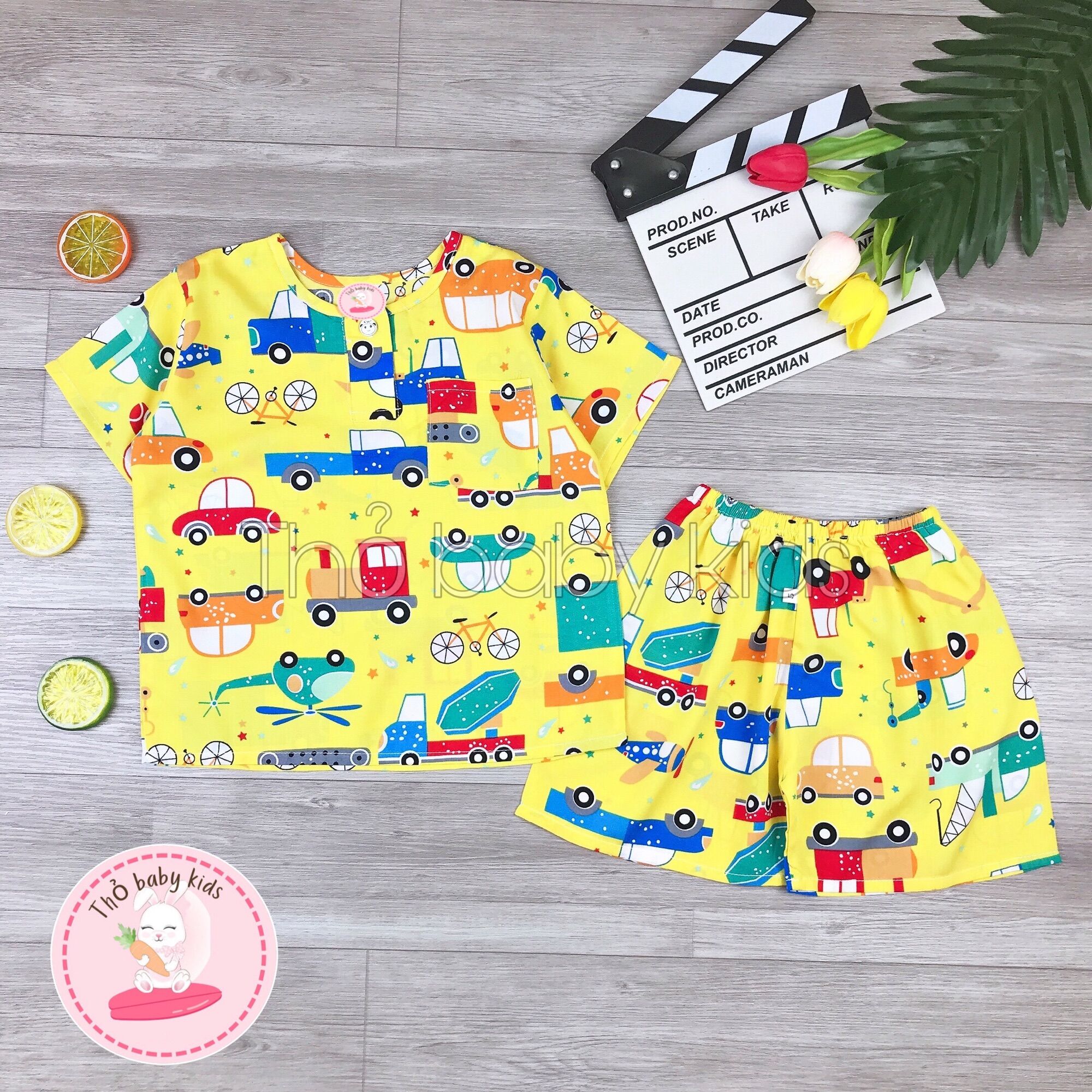 Bộ lanh/tole đùi bé trai, đồ bộ bé trai shop thỏ baby kids