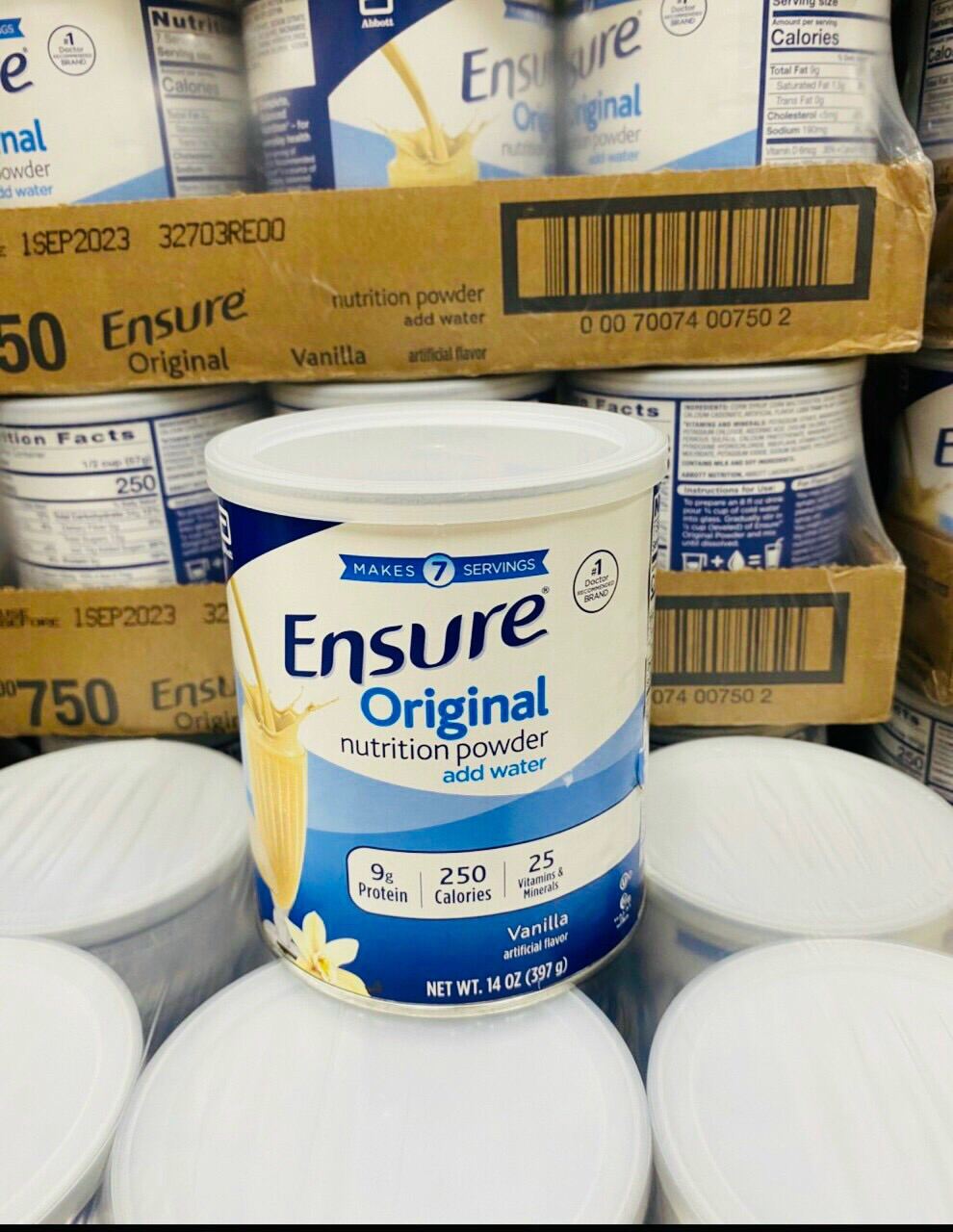 Sữa bột Ensure Mỹ Original Nutrition Powder 397g, HÀNG CHUẨN AIR