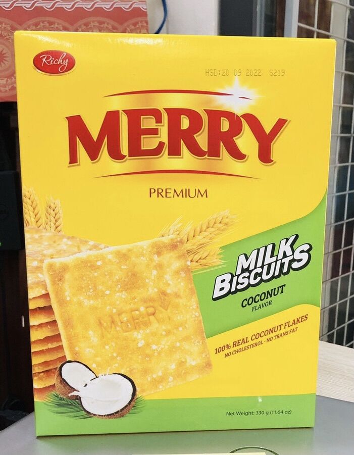 HỘP 330G BÁNH MERRY QUY DỪA RICHY