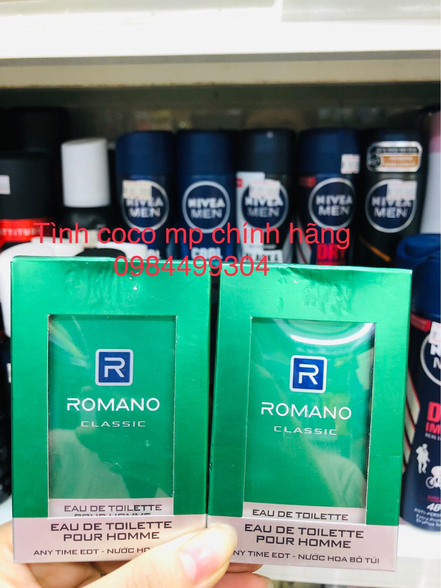 Romano Combo 2 lọ nước hoa Romano cao cấp hương thơm nam tính Classic 10ml/1lọ