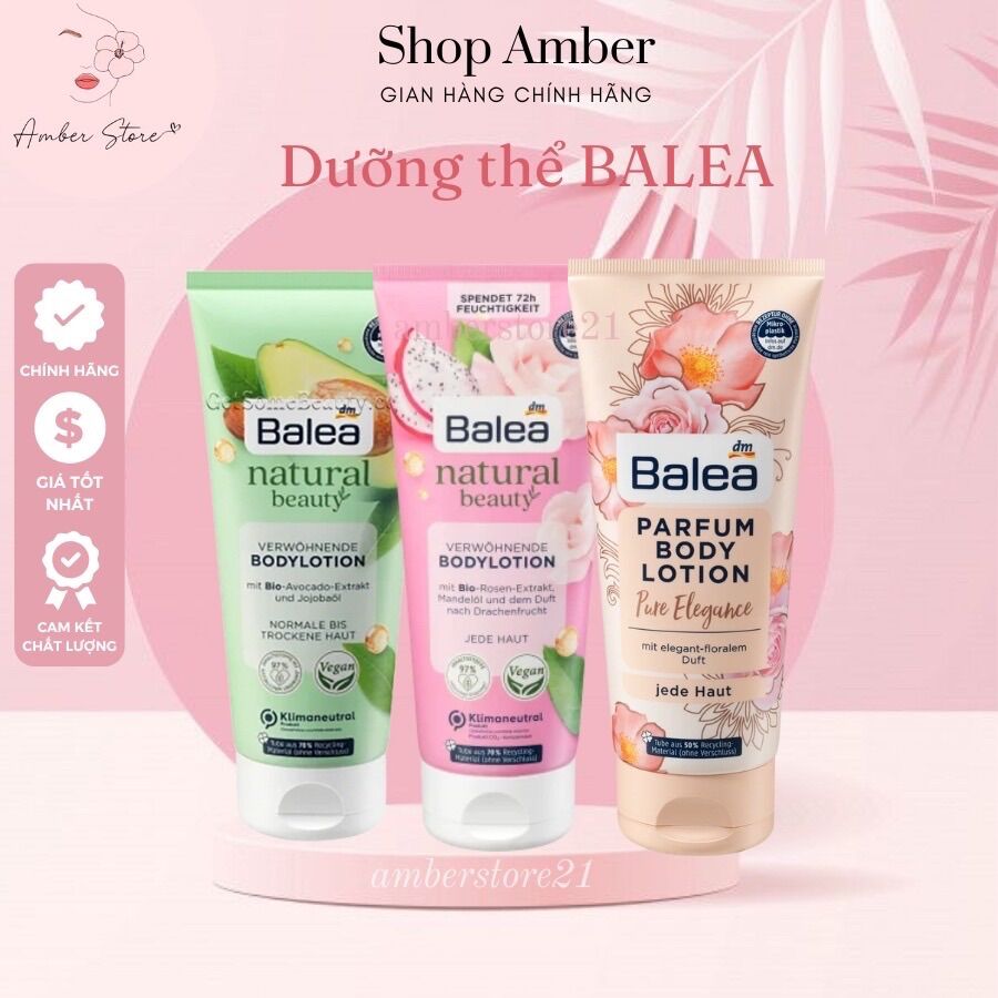 [HÀNG NỘI ĐỊA ĐỨC] - Kem dưỡng thể nước hoa Balea (Body lotion)