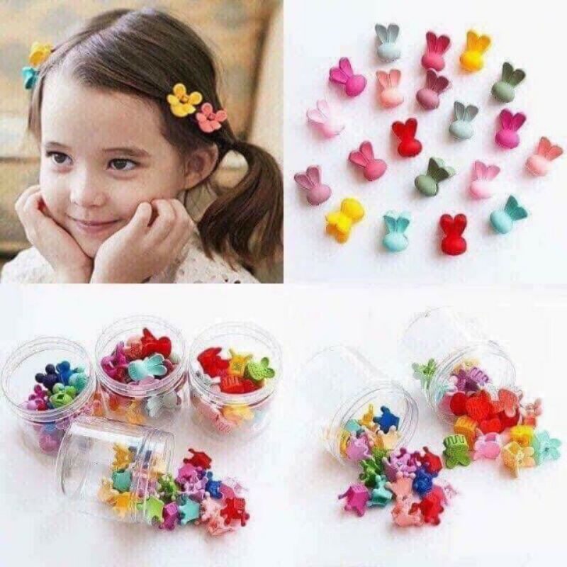 Sét 20 kẹp tóc càng cua mini dễ thương bé gái