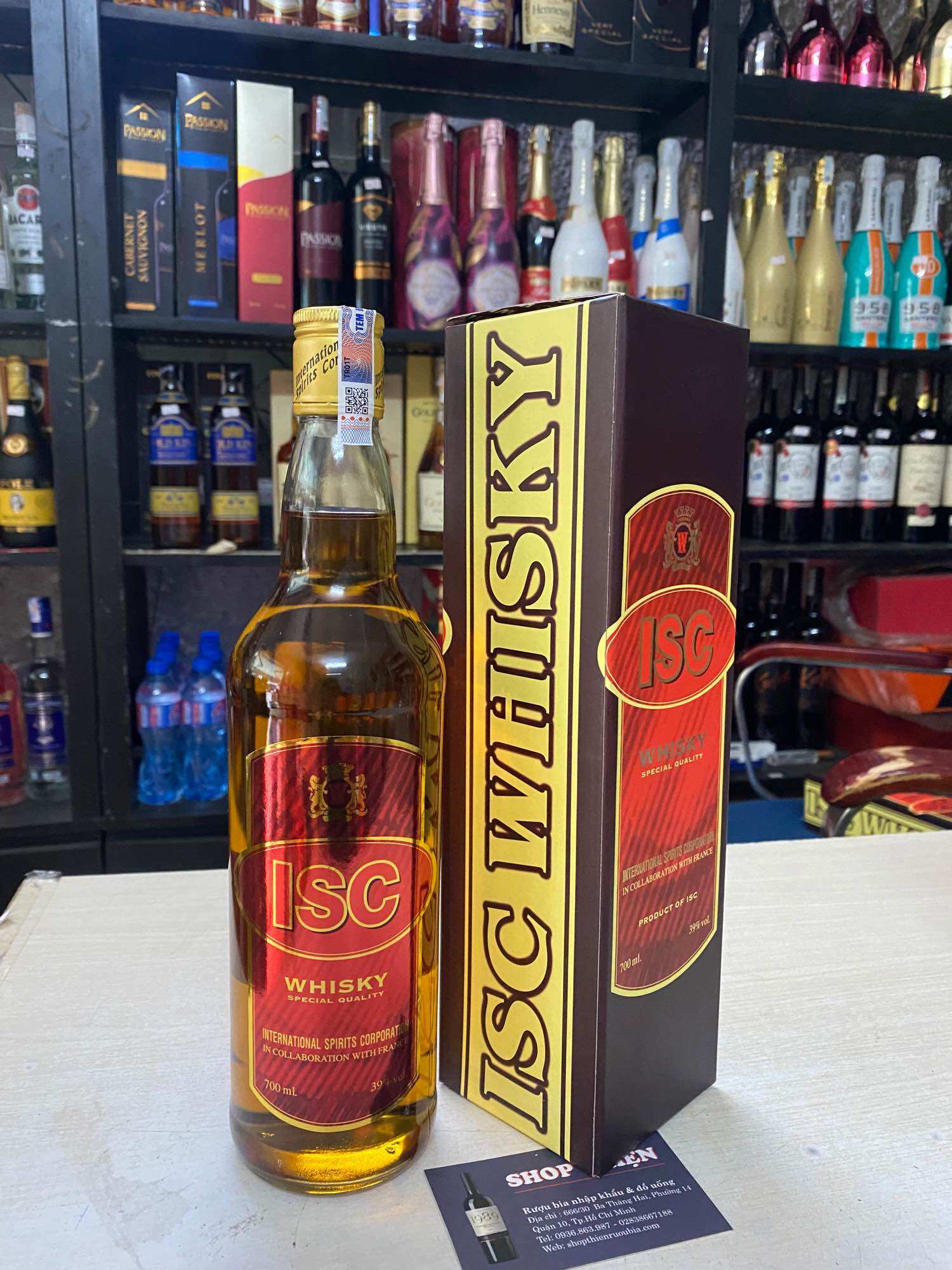ISC WHISKY Việt Nam 39% 700ml