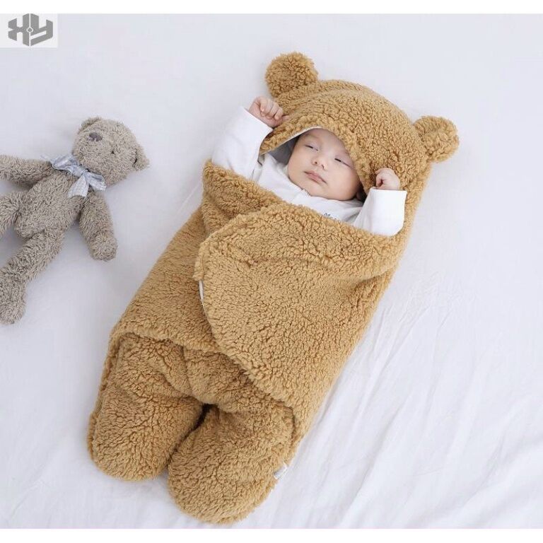 Ủ lông cừu siêu mềm ấm cho trẻ sơ sinh