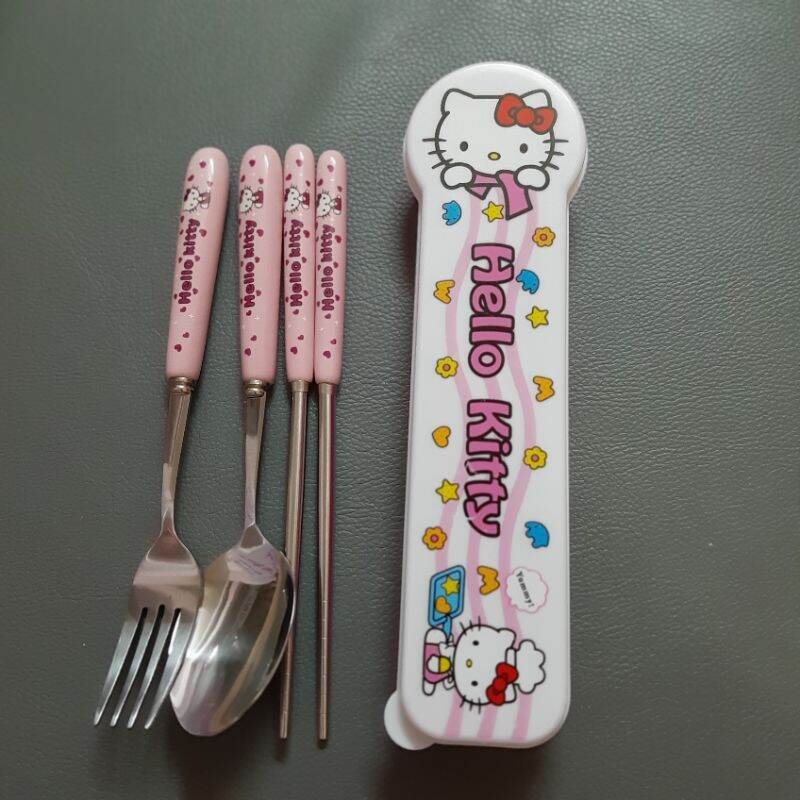 🌸SET ĐŨA MUỖNG NĨA HELLO KITTY