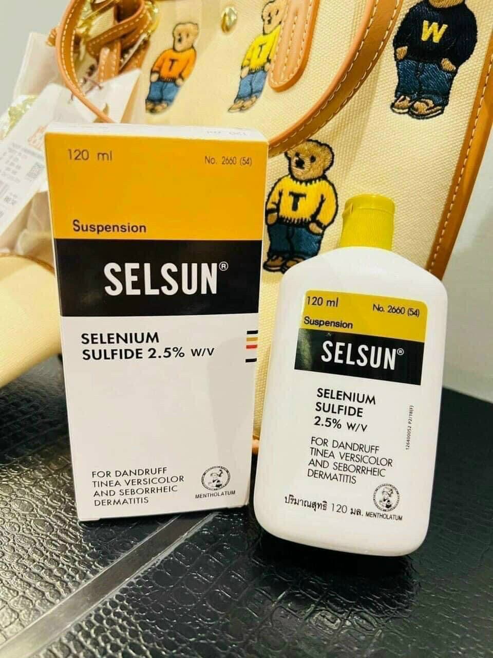 01 dầu gội selsun giảm gàu hàng tốt 120ml thái lan chính hãng