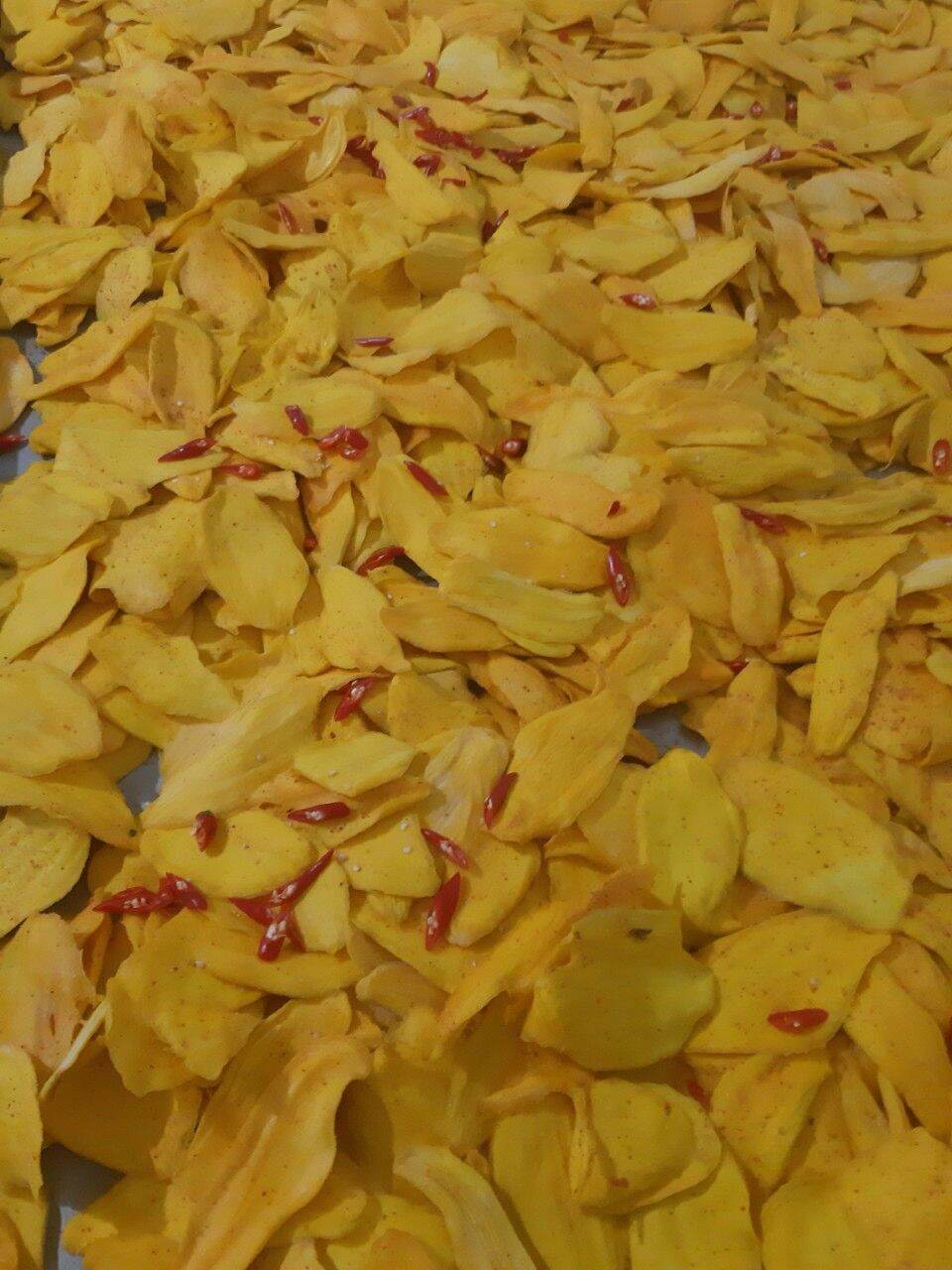 Xoài Dẻo Sấy Muối Ớt Lon 500gr