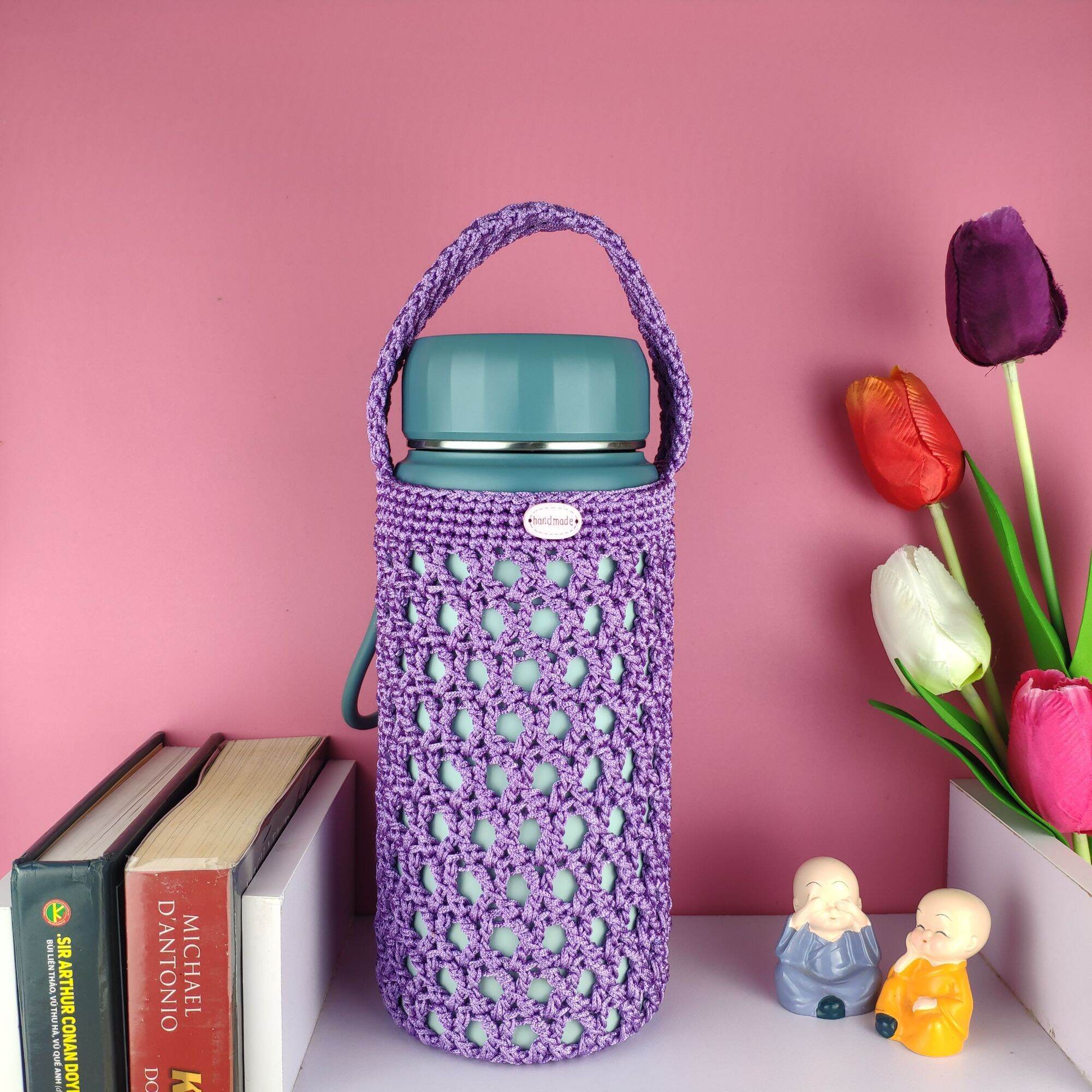 Túi đựng bình giữ nhiệt 1200ml, màu tím