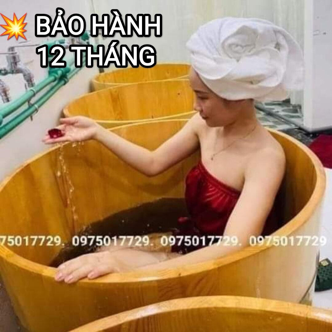 Bồn tắm gỗ Thông Mỹ Bồn tắm tròn gỗ thông nhập khẩu mỹ siêu tiện lợi, thiết kế chắc chắn bền đẹp - Bồn tắm ngồi - bồn tắm nằm - Bồn tắm gỗ tròn - Bồn tắm massage