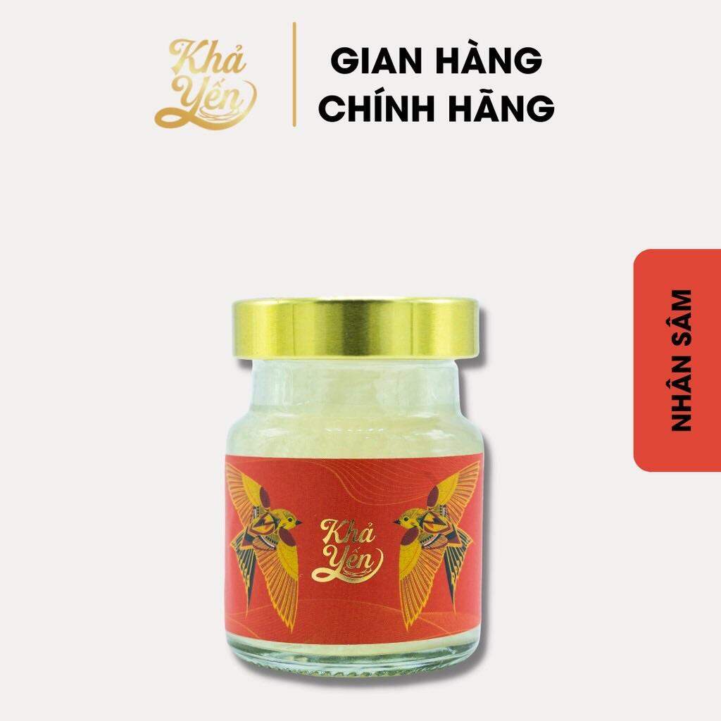 Yến Sào Khánh Hòa - Yến Chưng Nhân Sâm - 25% Yến Tươi - Combo 10 Hủ - 70ml/hủ - Yến Sào Khả Yến