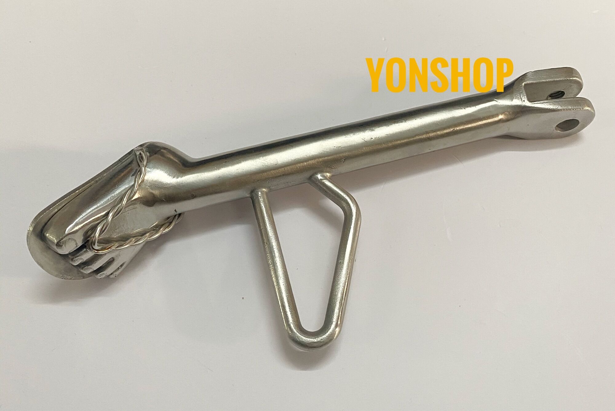 Chân chống nghiêng inox kiểu bàn chân cho winner, exciter 135 - 150, vario, monkey