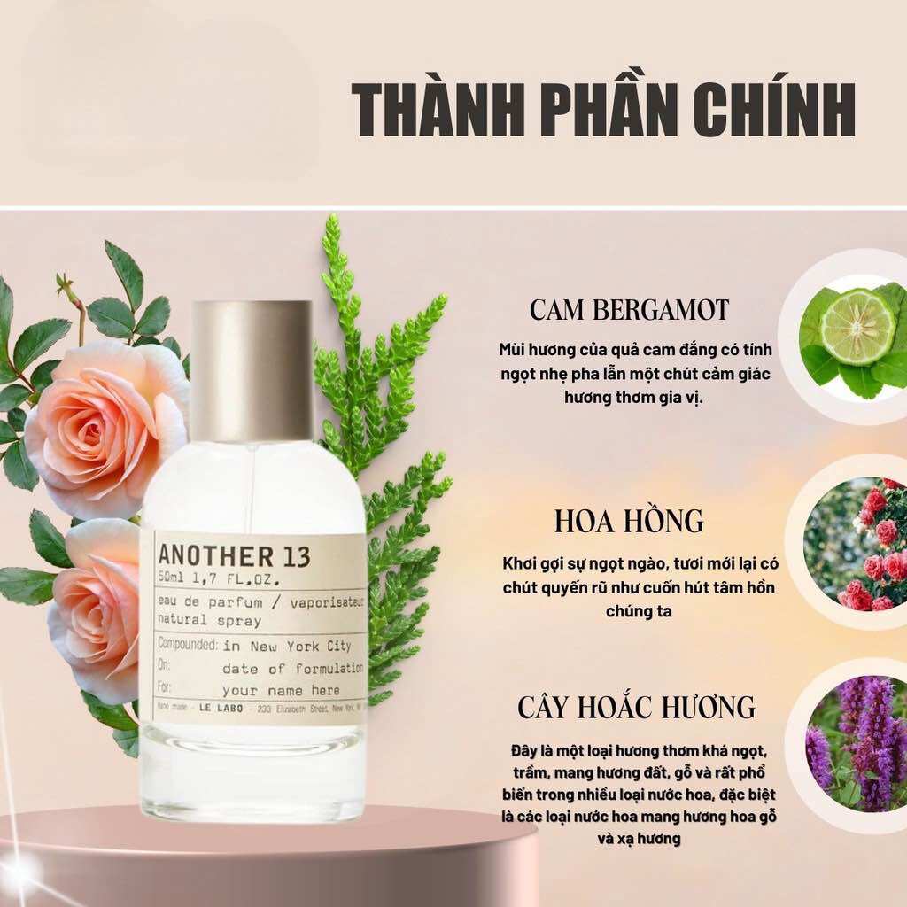 Nước Hoa Nam Nữ Unisex Le Labo Another 13 EDP  100ml