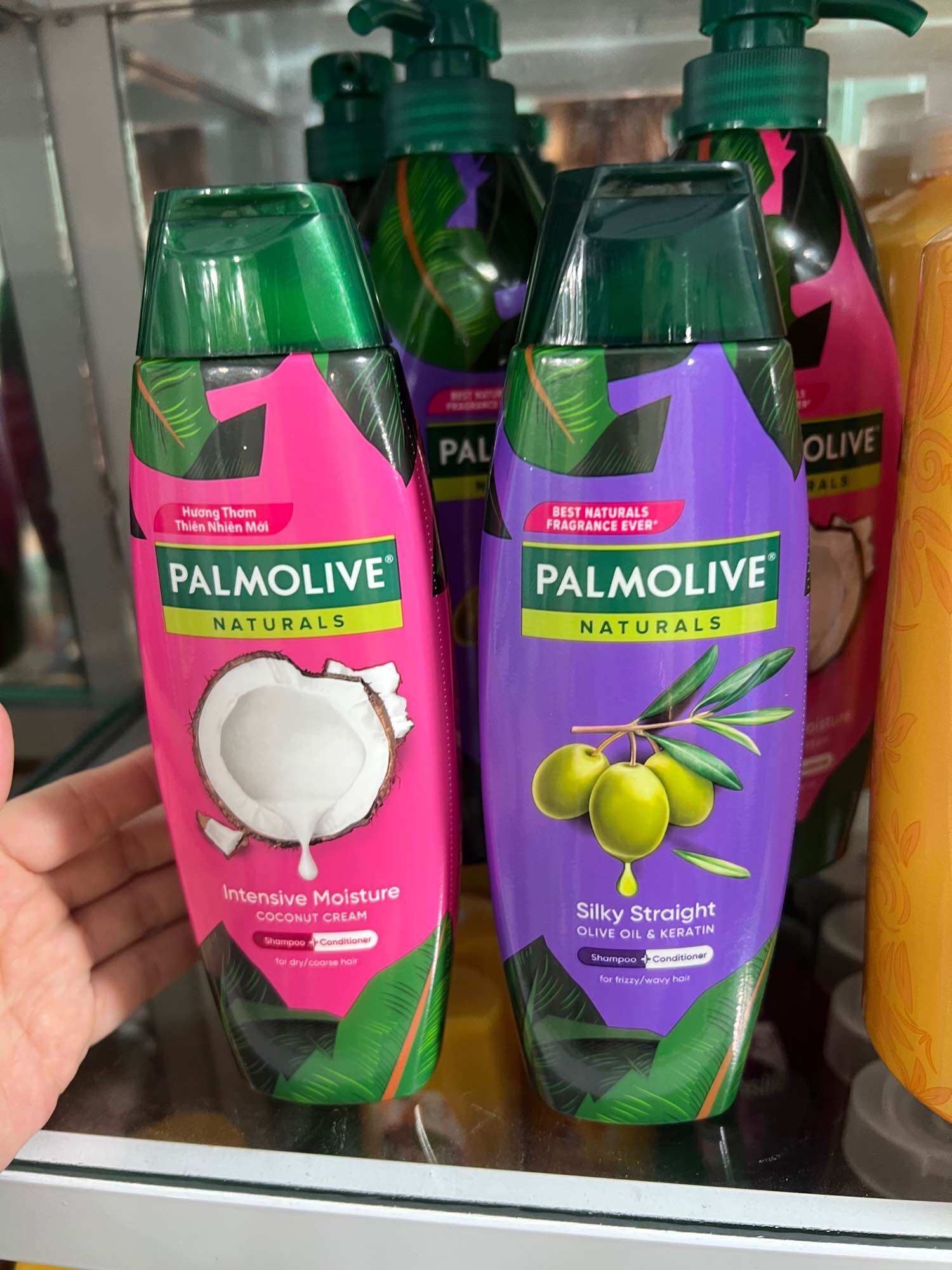 Dầu gội dừa & oliu Palmolive 180ml &600ml