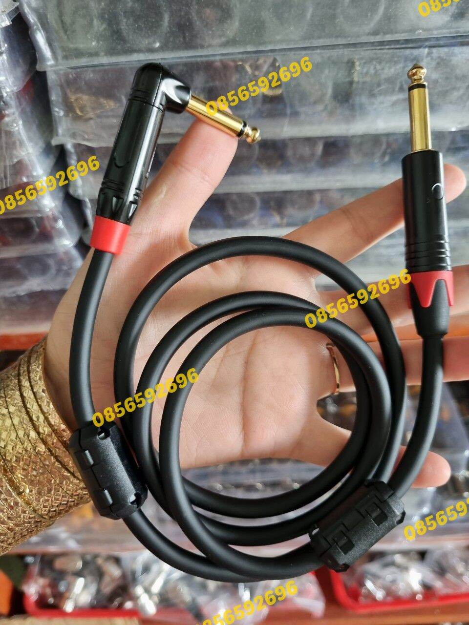 Dây tín hiệu jack 2 đầu 6ly dài 1m