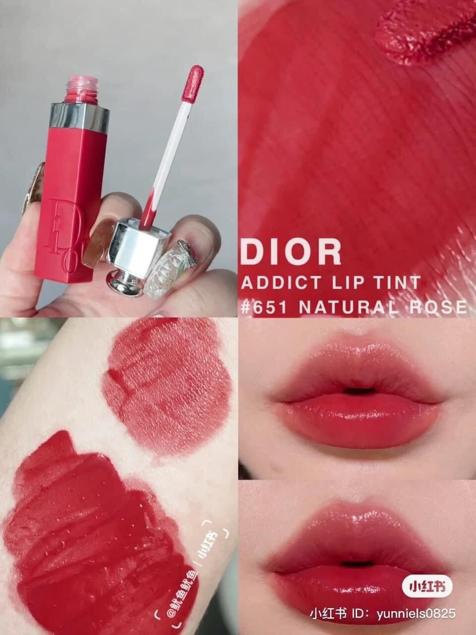 Son Dior 451 Tatoo Lip Tintmàu hồng san hô Natural CoralFull Box Túi   HộpTươi sángtrẻ trungtôn lên nét tự nhiênTặng kèm quà xịnchất   Lazadavn