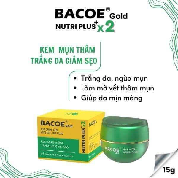 Kem bacoe gold mụn thâm sẹo trắng da 15g