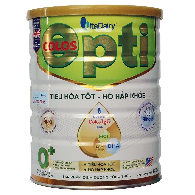 Sữa Colos Opti 0+ 800gr (mã Qr tích xu,date 2026)