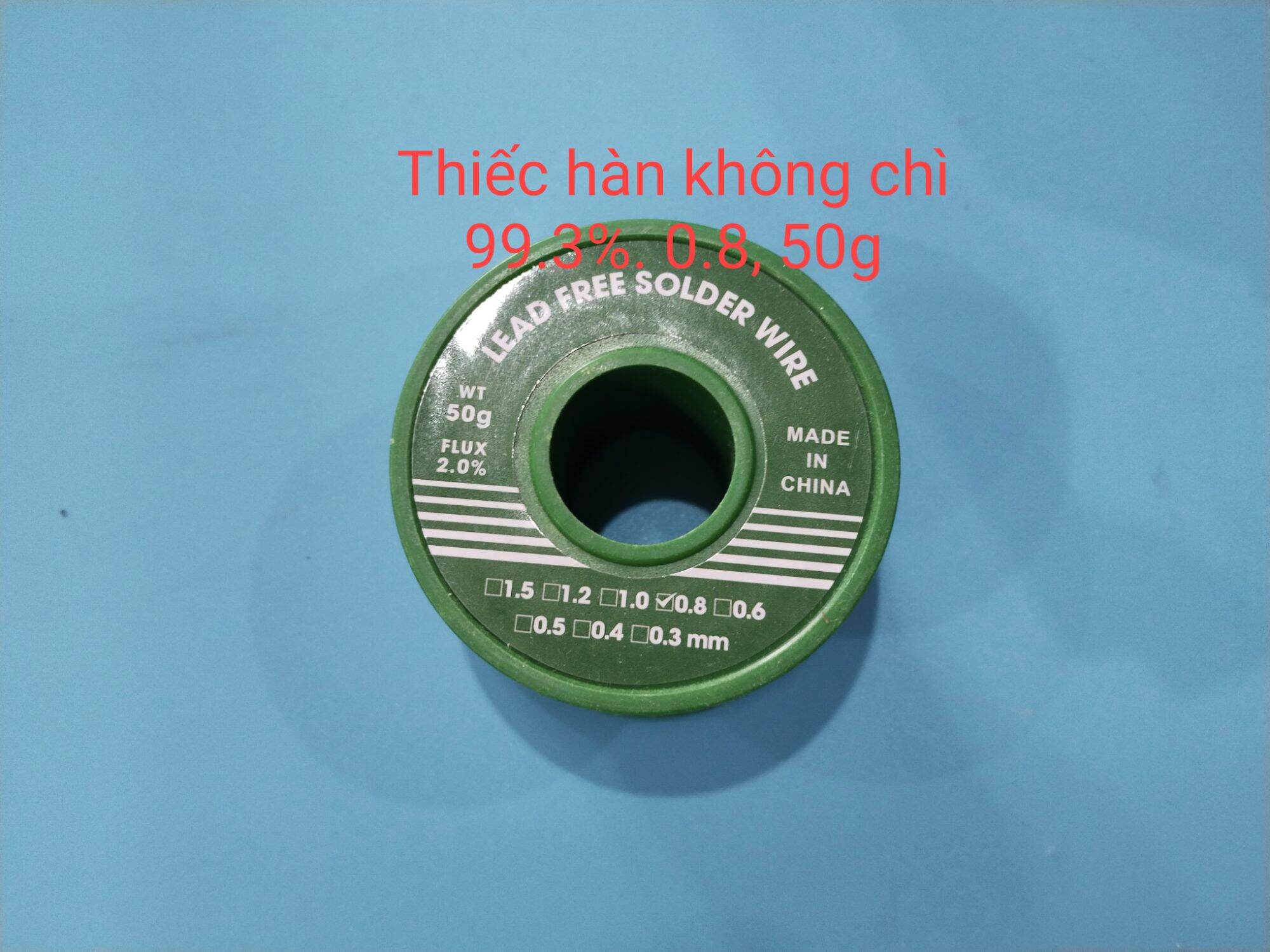 Thiếc hàn không chì, 20g, 50g, 100g