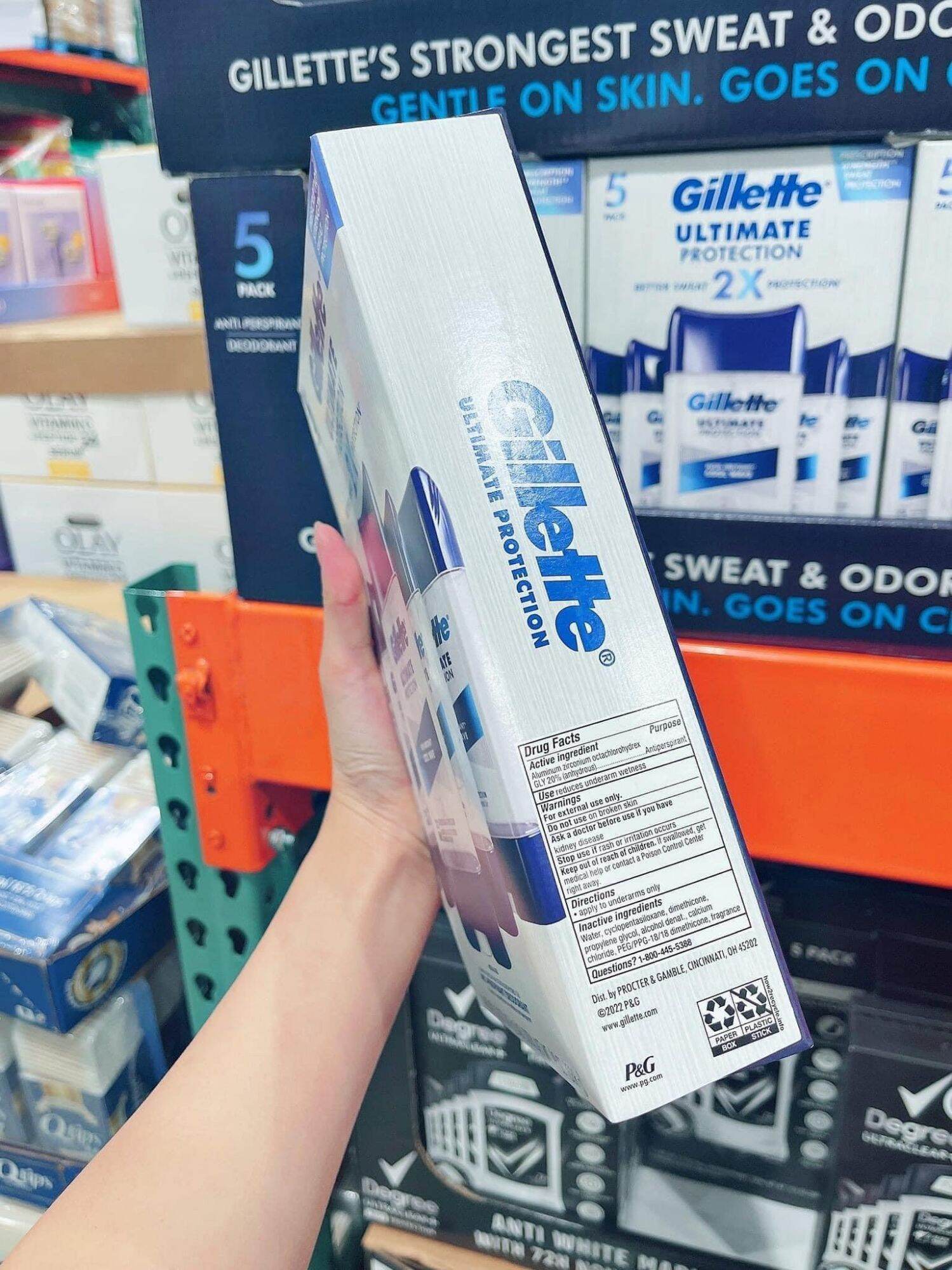 lăn khử mùi Gillette (set 5 tuýp)