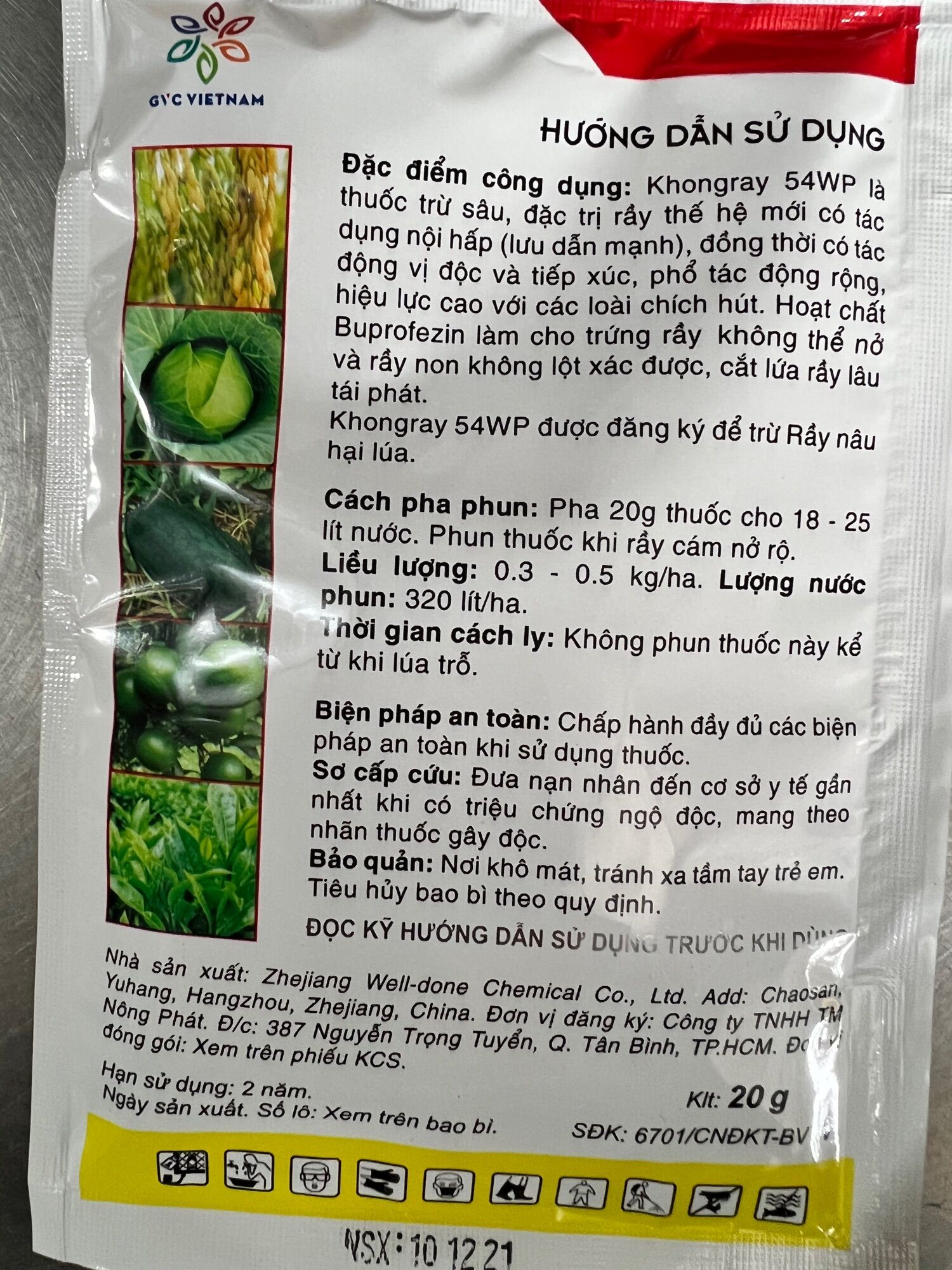 Thuốc trừ rệp rầy bọ trĩ bọ nhảy (gói25gr) khongray thợ săn rầy rệp