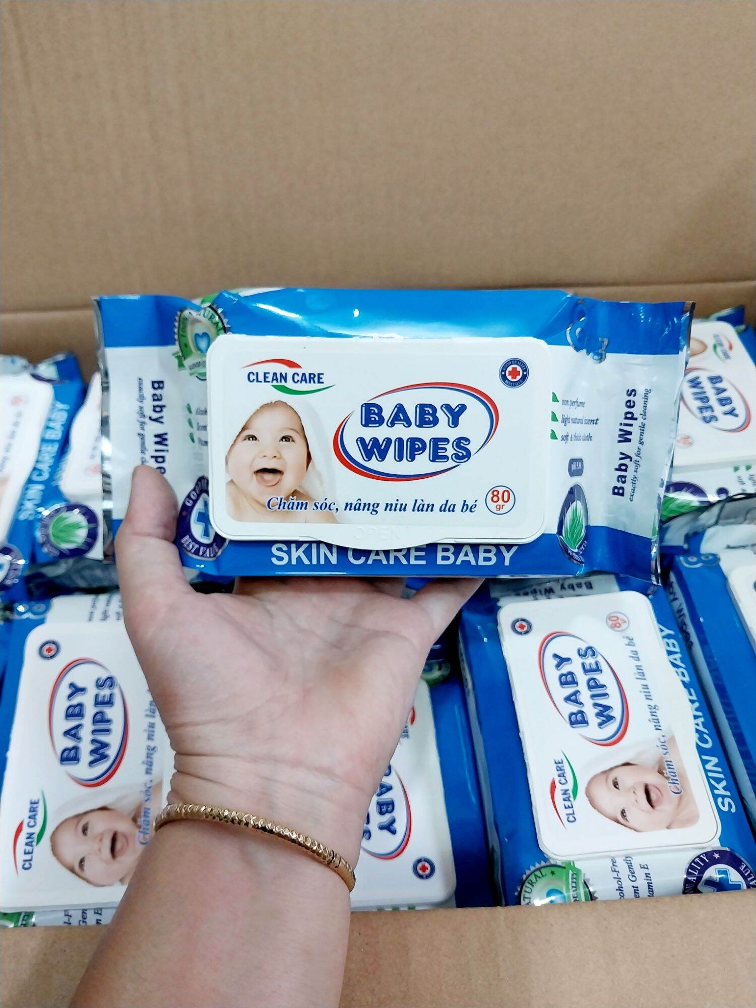 Wholesale Price [Combo 10 Pack] Premium Baby Wipes 80Gr