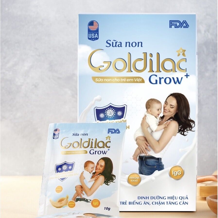 Sữa non Goldilac Grow 280g 28gói date mới