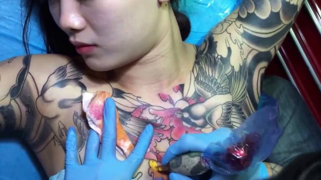 Combo bộ 1 máy xăm học viên Dragon + phụ kiện