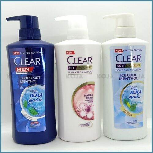 Dầu Gội Đầu Clear_ Thái Lan 450ml