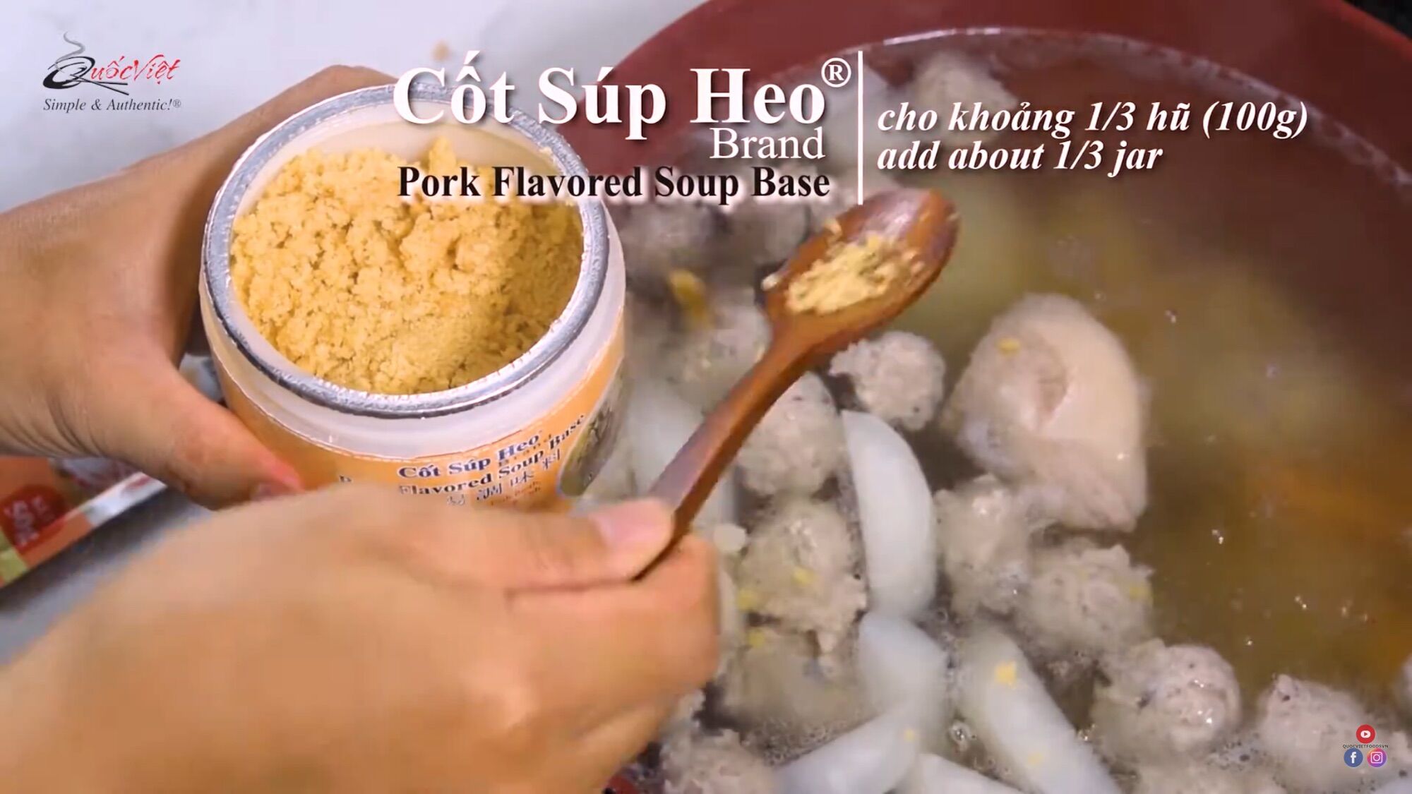 Cốt súp heo Quốc Việt foods 300gr