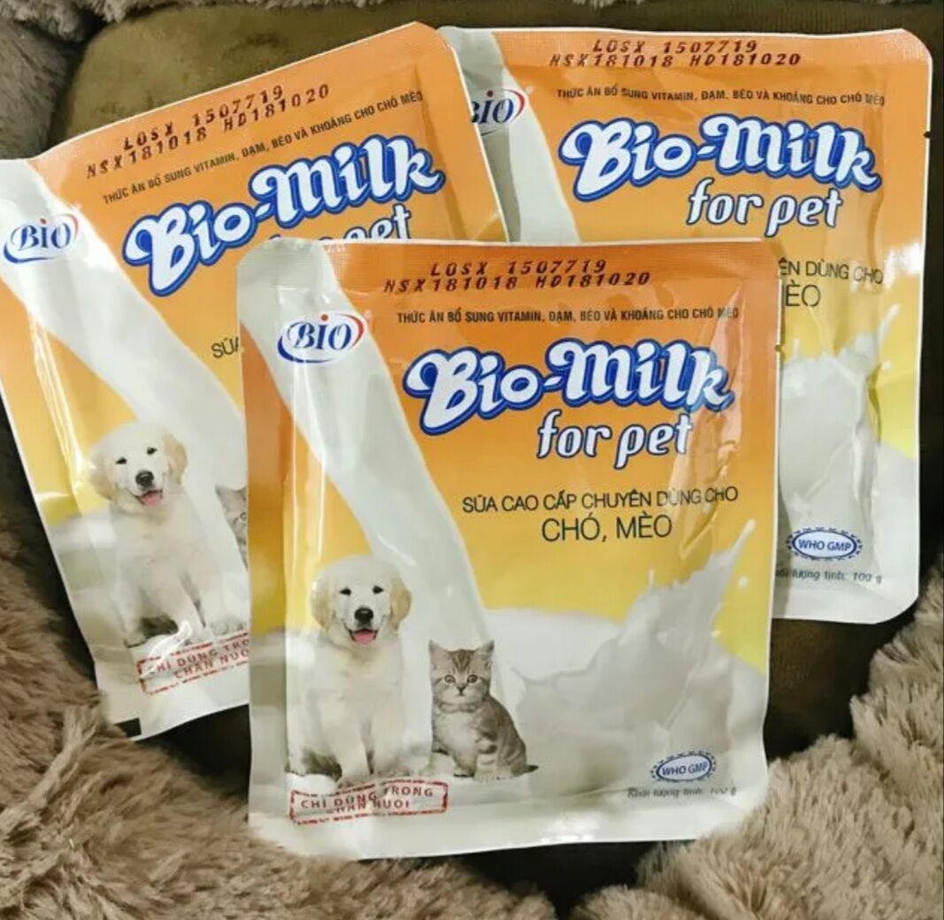 Sữa bột BIO Milk cho chó mèo con 100gr
