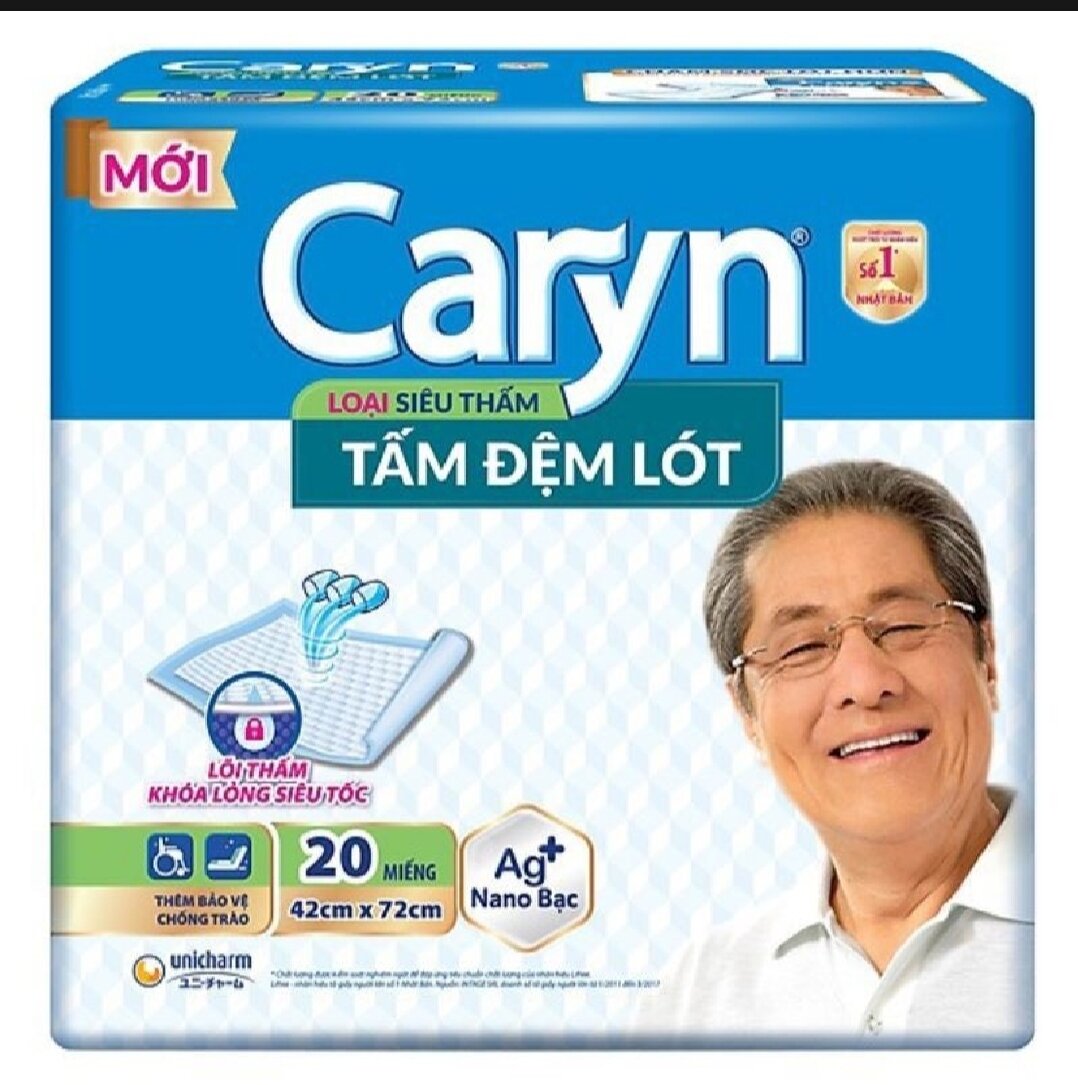  Tấm Lót Chóng Tràn Caryn loại 20 miếng size 42x72cm 