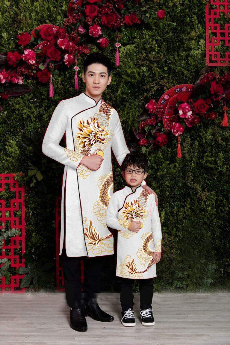 Brocade Ao Dai for Boys and Men