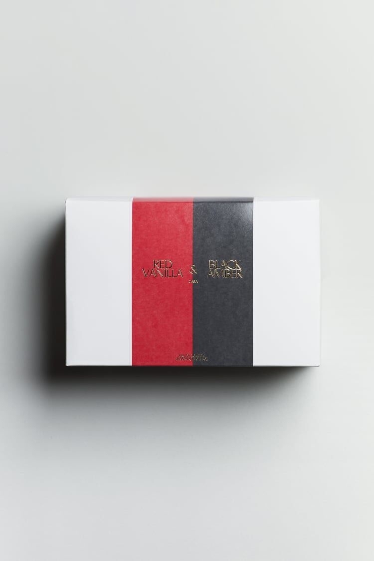 [HCSet Nước Hoa Nữ ZARA RED VANILLA + BLACK AMBER 90mlx2