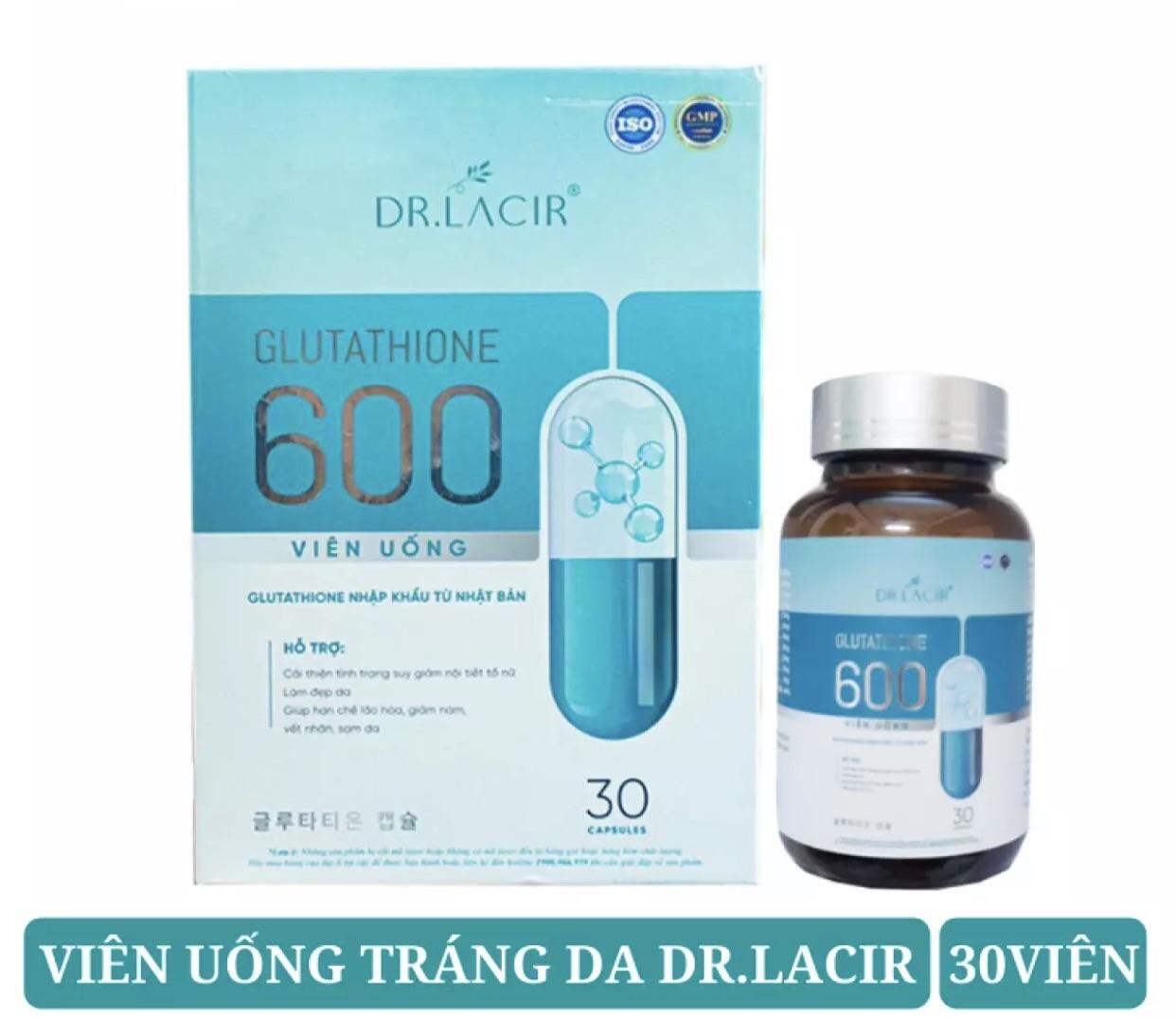 VIÊN UỐNG NÁM TRẮNG DA GLUTATHIONE 600 DR LACIR