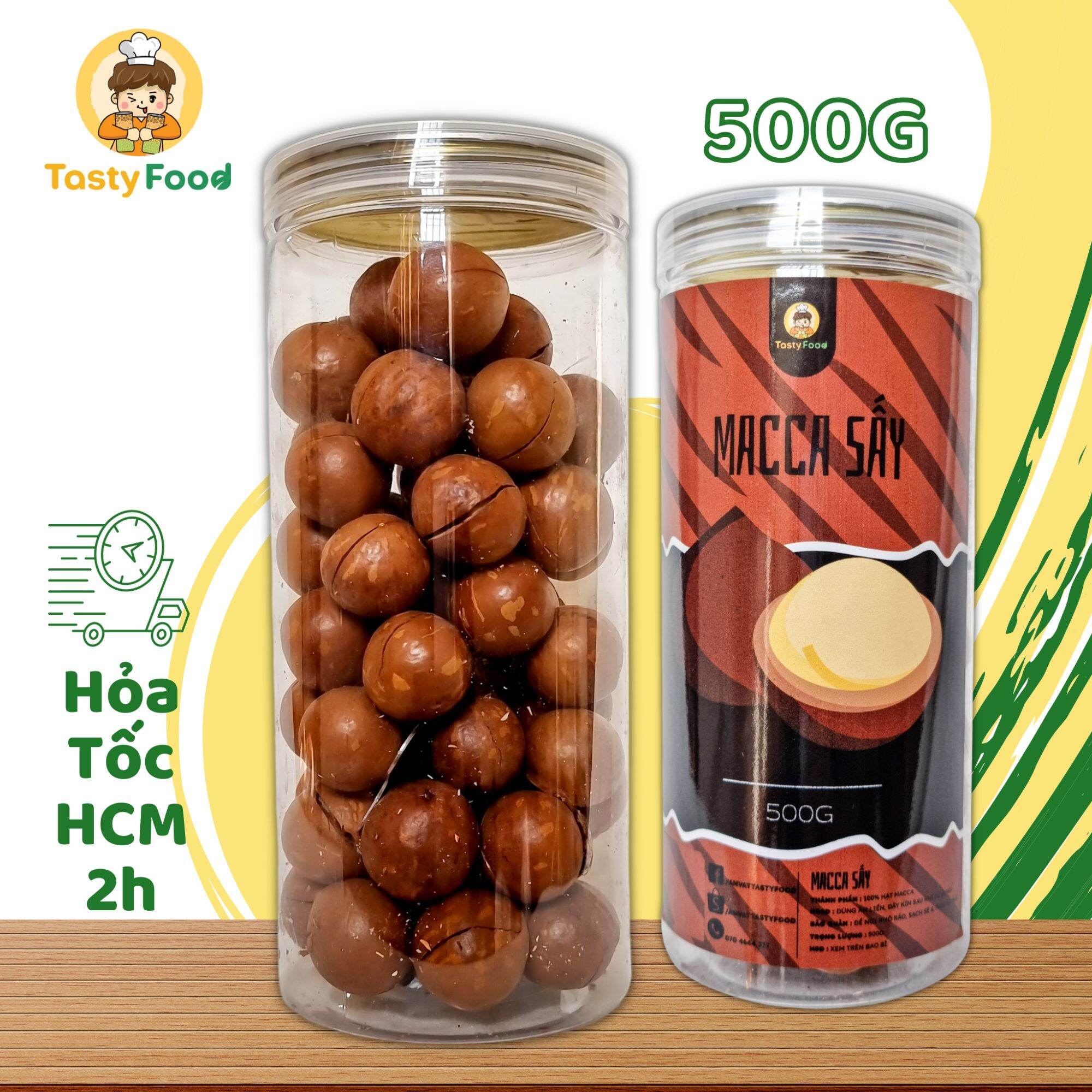 500G Hạt Macca Sấy | Hàng chất lượng thượng hạng