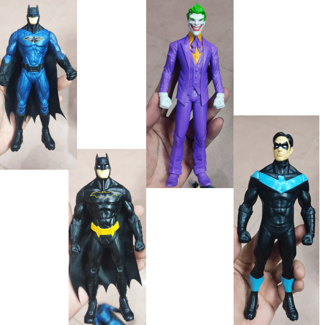 Mô hình Batman và anh hùng DC dài 15cm