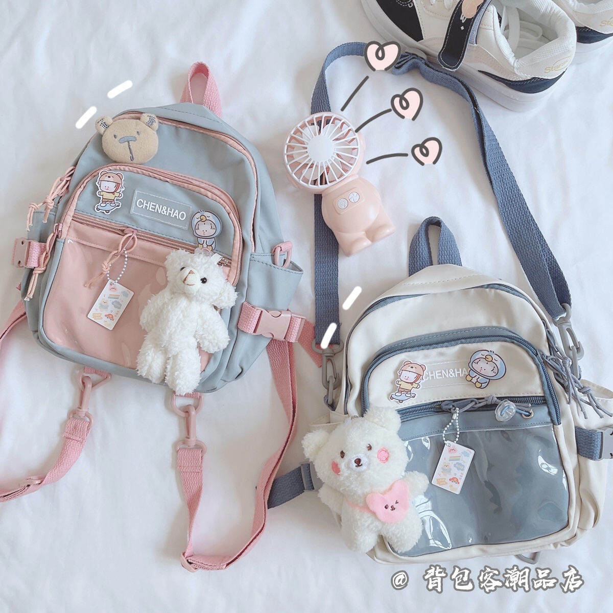 Ba Lô Nữ Kiểu Hàn Quốc Đáng Yêu Thiếu Nữ Tiếng Nhật Mua Sắm Túi Đeo Chéo Đa Năng Ba Lô Đeo Hai Vai Nhiều Kiểu Phối Đồ Học Sinh Mini Túi Nhỏ