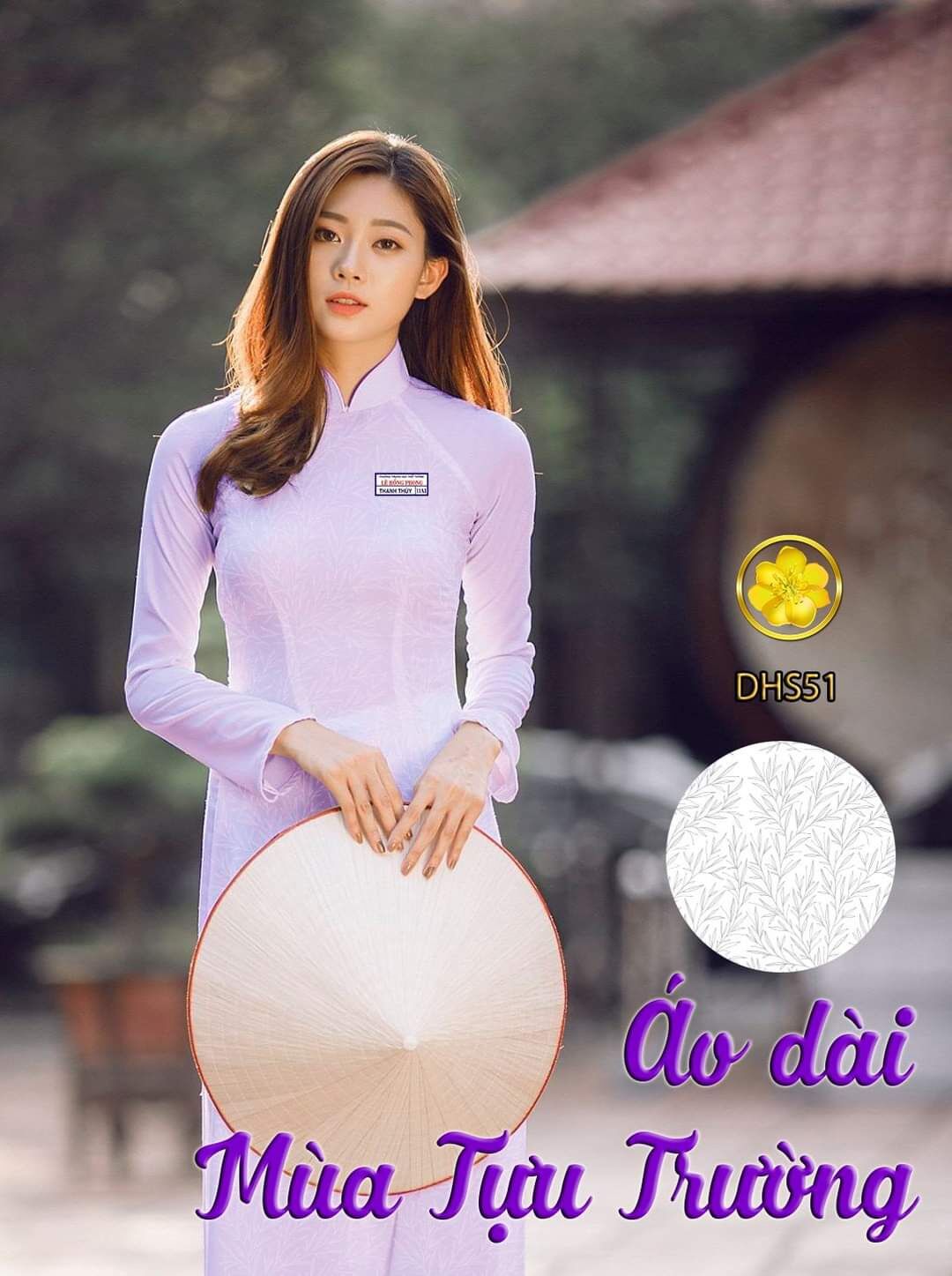 Vải áo dài trắng học sinh (KHÔNG MAY SẴN) MS001