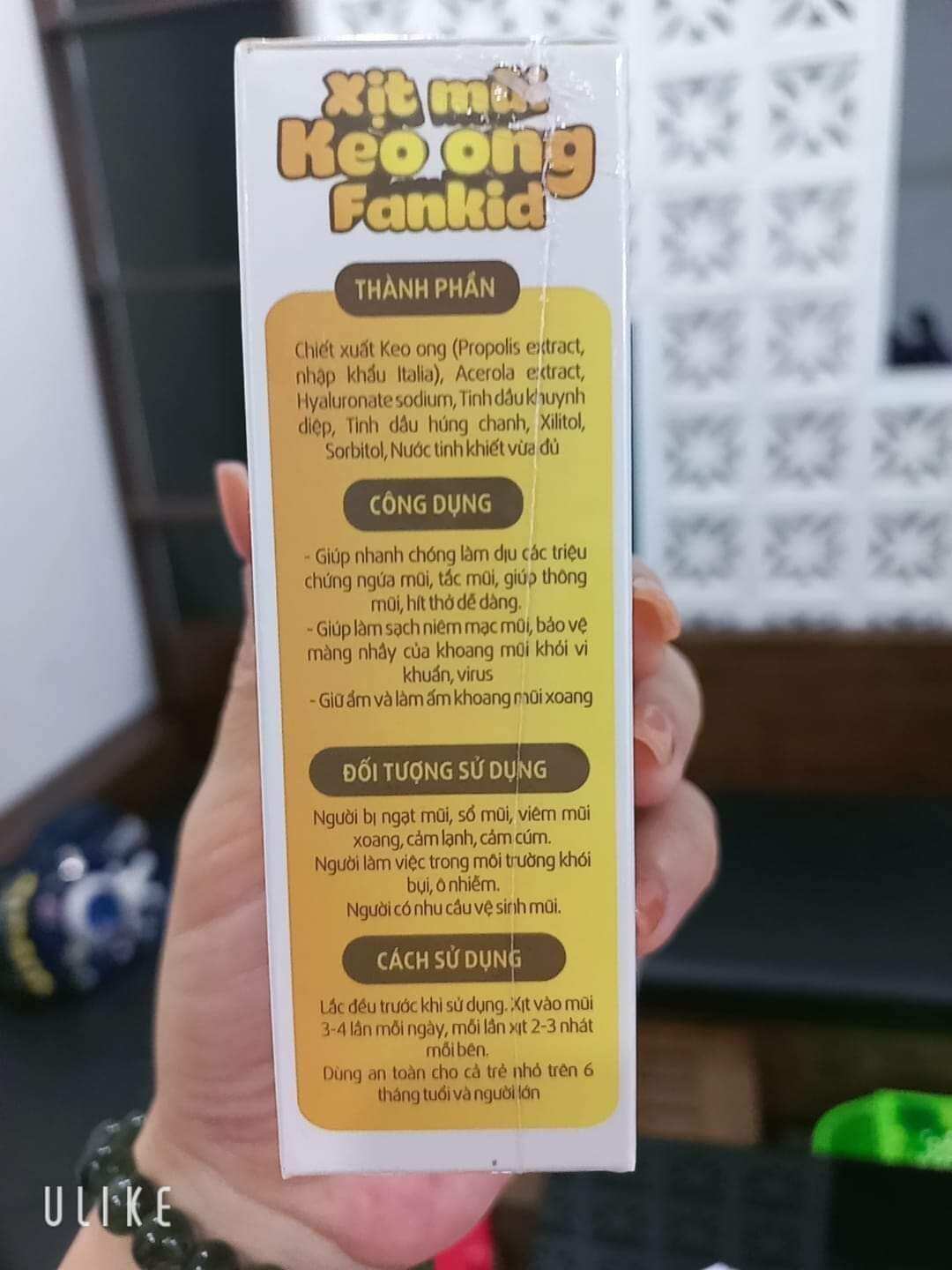 Xịt mũi keo ong 20ml