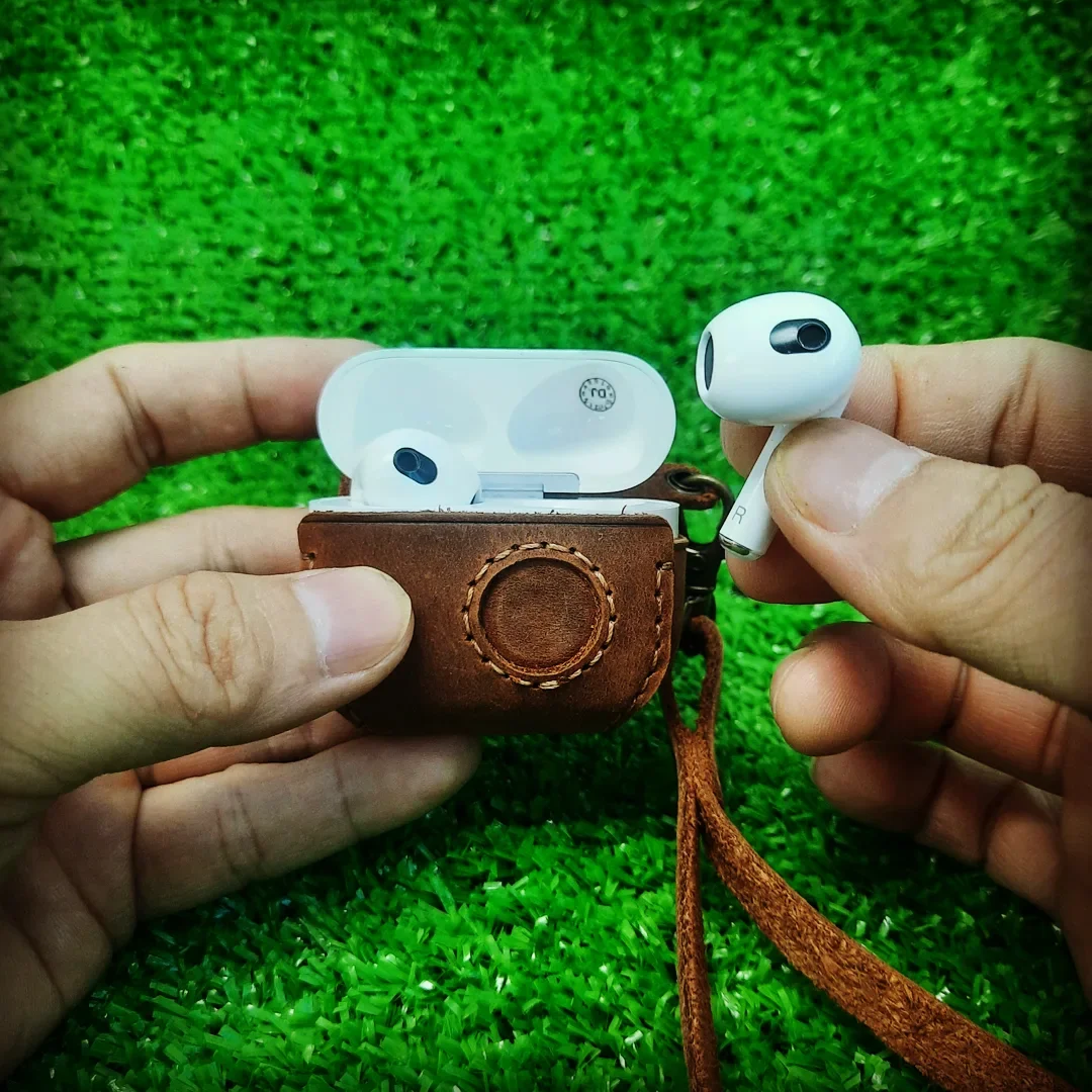 BAO DA AIRPODS 3 NÚT NAM CHÂM