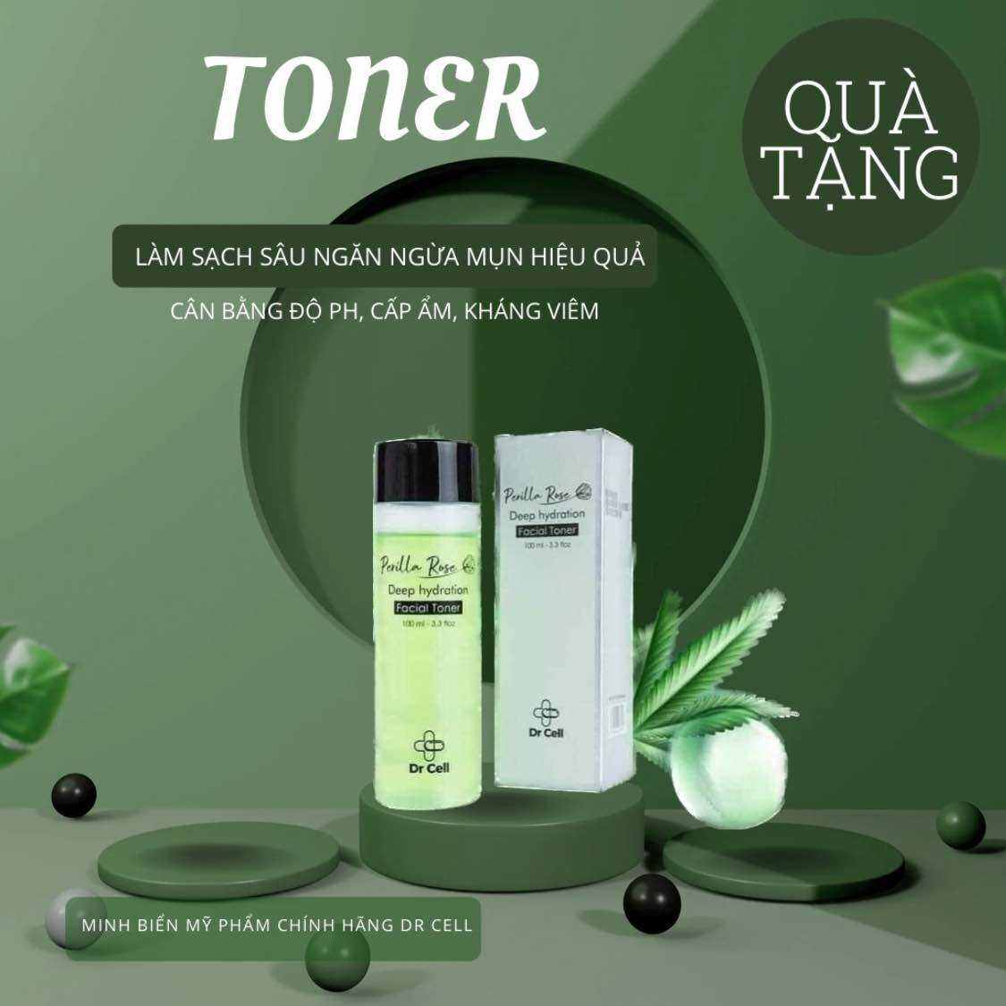 TONER NGẢI CỨU DIẾP CÁ DR CELL GIÚP CÂN BẰNG ĐỘ PH CHO DA, LÀM SẠCH SÂU, THU NHỎ LỖ CHÂN LÔNG VÀ SÁNG DA