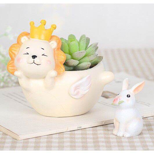 [HCM]Chậu hình thú dùng trồng sen đá .cây mini HÀNG BAO BỂ