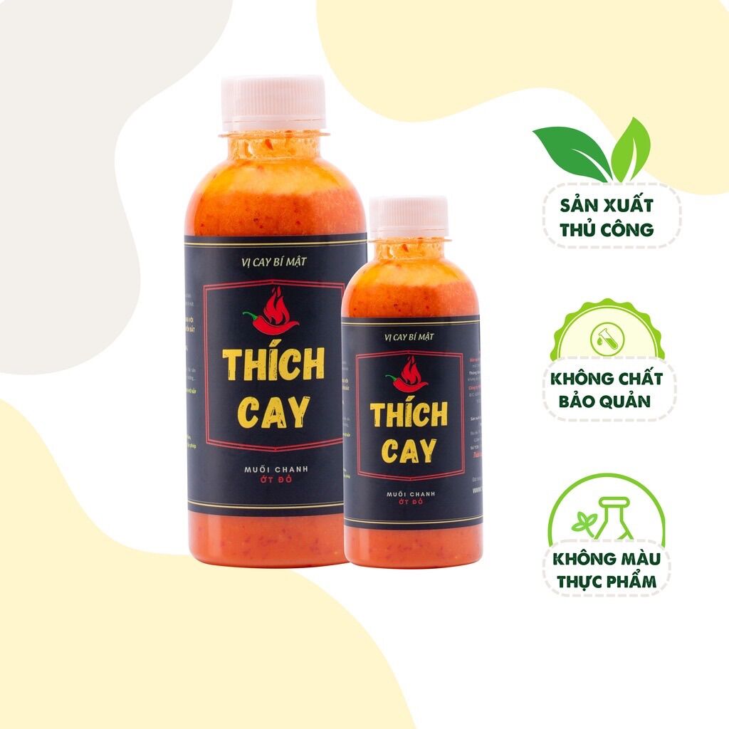Nước chấm đỏ Thích Cay - Chai 250ml