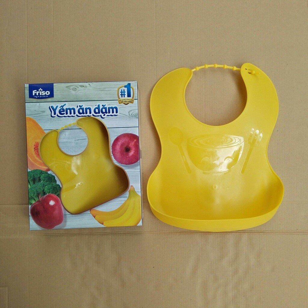 Yếm Máng Ăn Dặm Cho Bé ( Quà Tặng Friso )