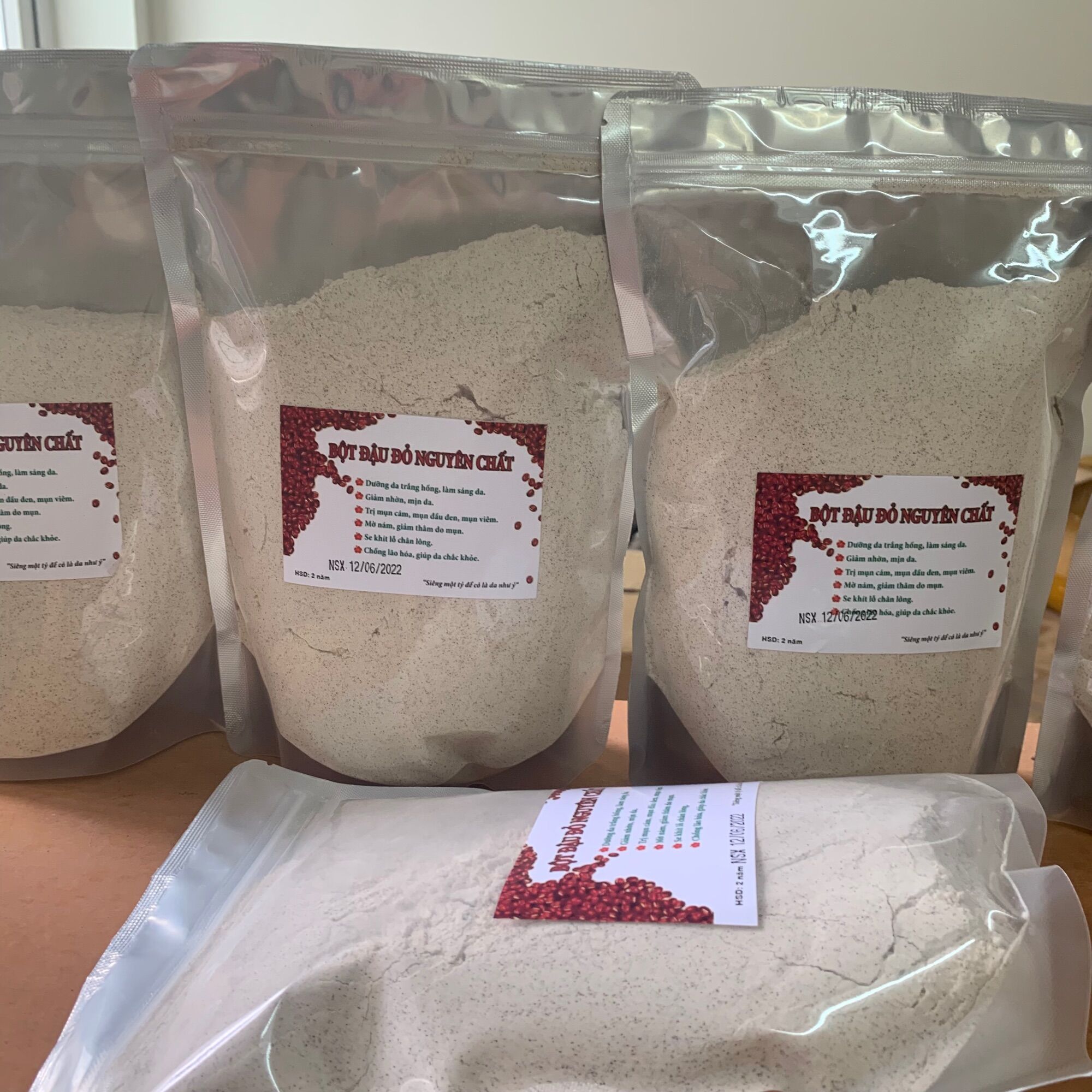1kg Bột đậu đỏ nguyên chất đẹp da