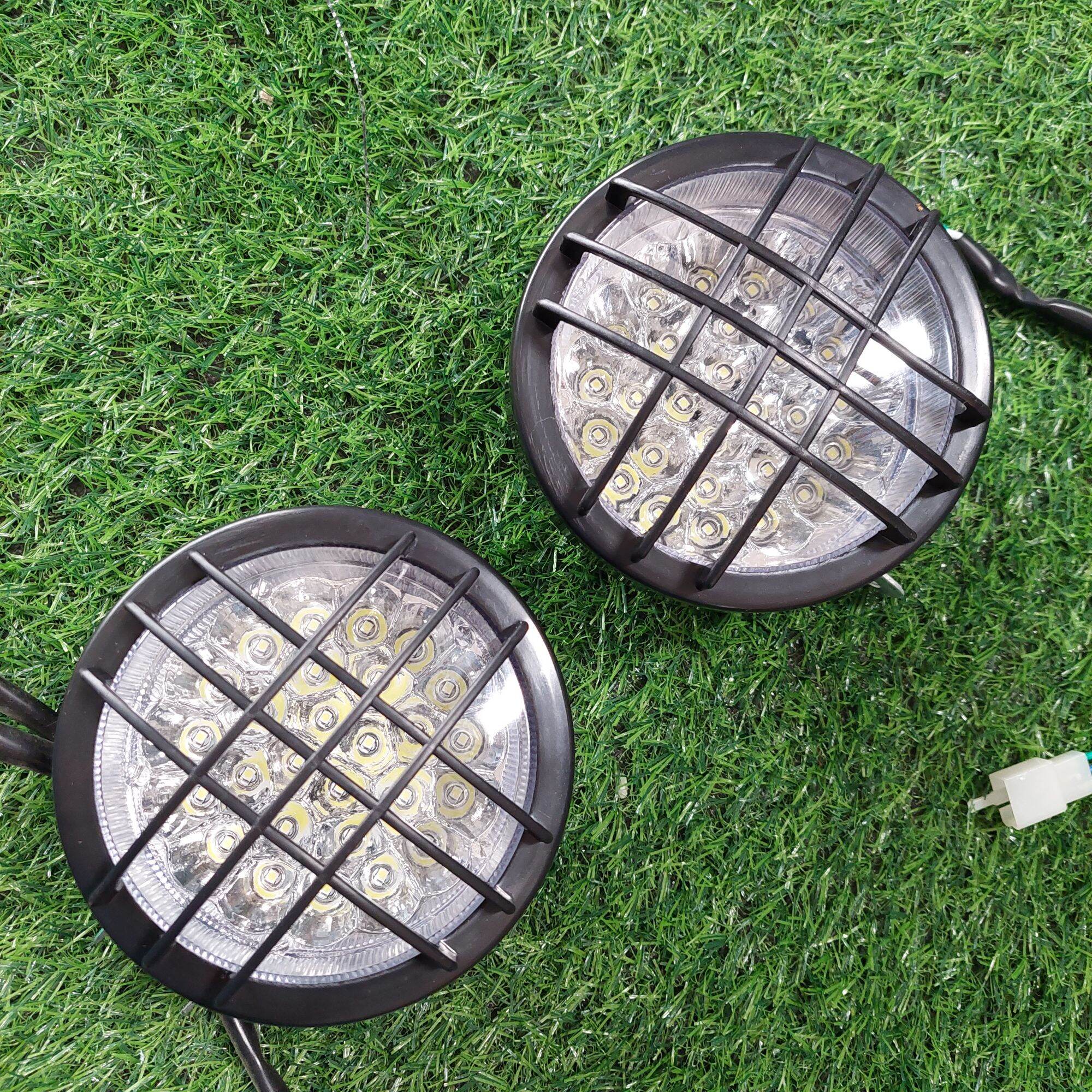 Cặp đôi đèn pha led 12v thời trang chế xe 3 4 bánh