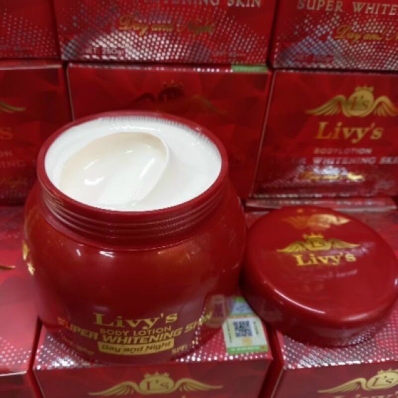 Kem body livy đỏ dưỡng trắng da