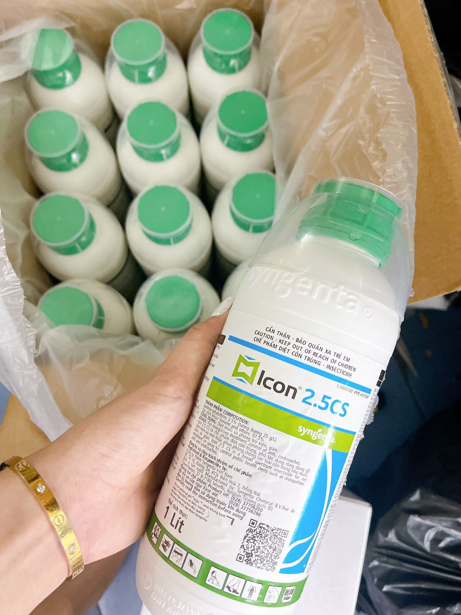 Thuốc diệt côn trùng icon 2.5SC chai 1 lít